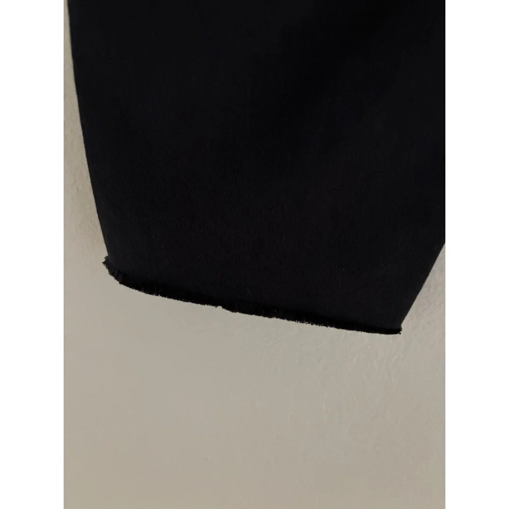 Frank & Eileen Pants Black Wicklow Cropped Raw Hem Women's Classic Preppy Chic 2